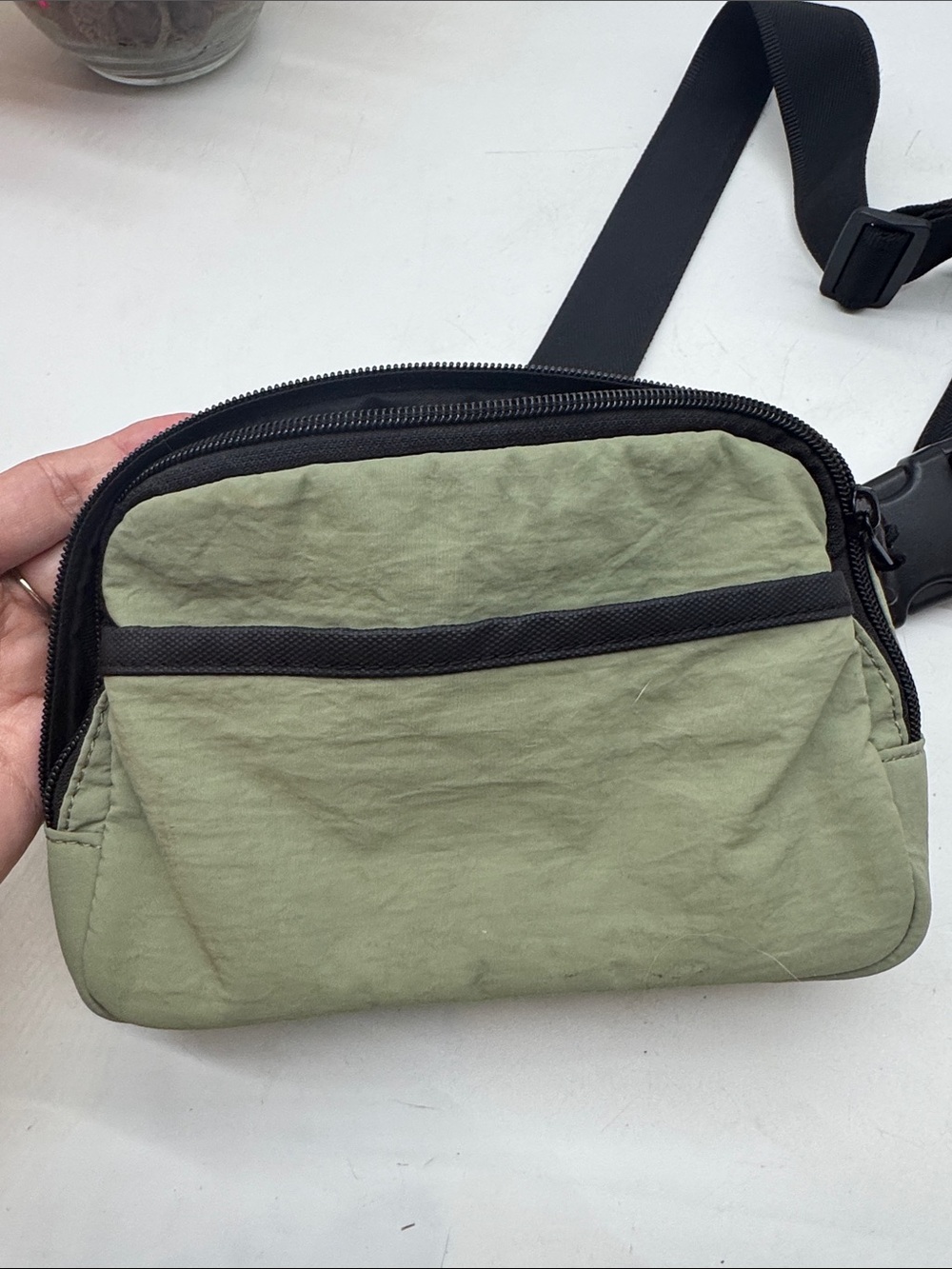 C&C California Olive Green and Black Waist Pack